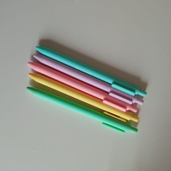 Bolígrafo bismark 5 colores pastel sin caja