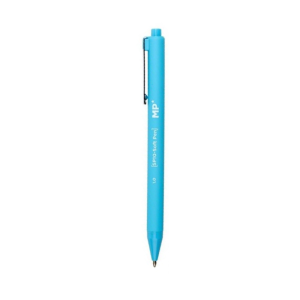 Bolígrafo click de tinta aceite MP azul claro 1.0 mm