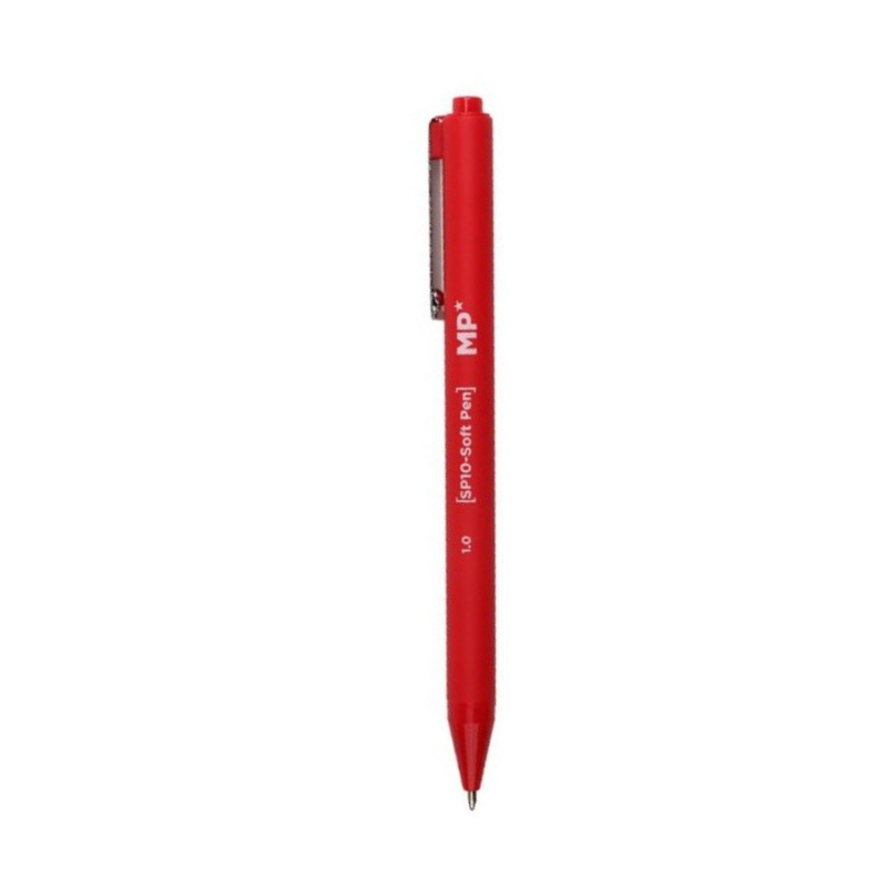 Bolígrafo click de tinta aceite MP rojo 1.0 mm