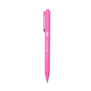 Bolígrafo click de tinta aceite MP rosa 1.0 mm