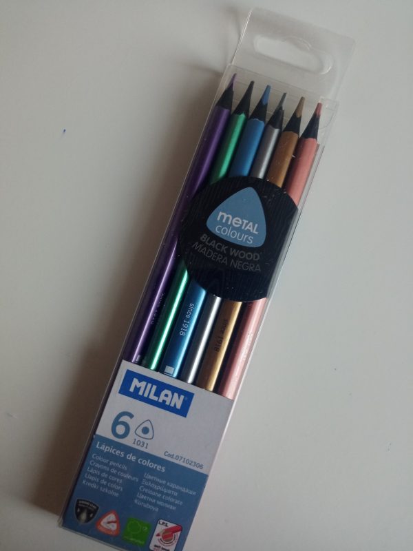 Pack de lápices metalizados Milán