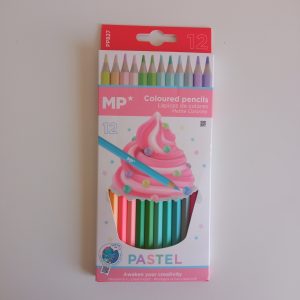 Lápices colores pastel 12 unidades MP
