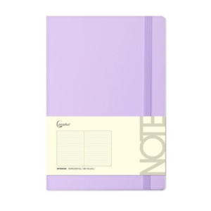 Cuaderno de notas morado pastel A5