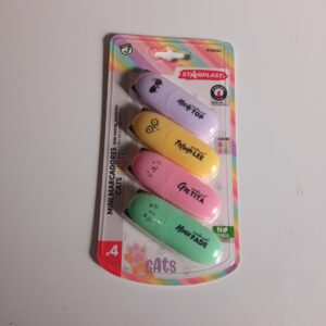 marcadores cats pastel