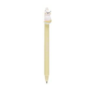Bolígrafo borrable fantasía gato blanco