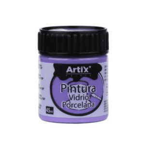 Pintura cerámica y cristal 45 ml púrpura Artix