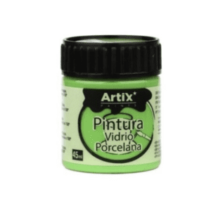 Pintura cerámica y cristal 45 ml verde claro Artix