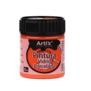 Pintura cerámica y cristal 45 ml naranja Artix