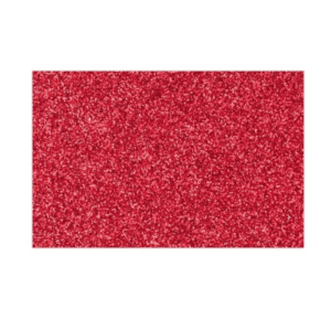 Goma eva con purpurina rojo navidad 40 x 60 cm MP