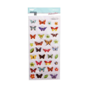 Pegatinas stickers relieve mariposas MP